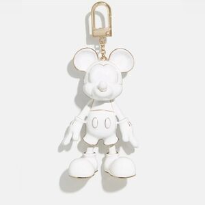 🤍🔹️Disney Baublebar🔹️ Mickey Mouse Bag Charm white / Gold New ✨️🤍